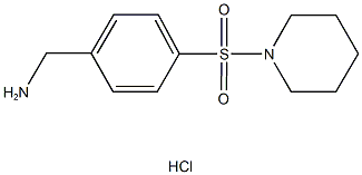 1-[4-(PIPERIDIN-1-YLSULFONYL)PHENYL]METHANAMINE HYDROCHLORIDE|