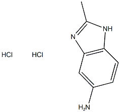 2-METHYL-1H-BENZIMIDAZOL-5-AMINE DIHYDROCHLORIDE Structure