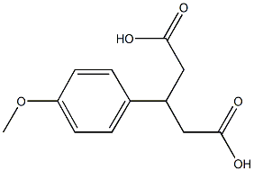 3-(4-methoxyphenyl)pentanedioic acid