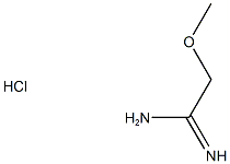 2-METHOXYETHANIMIDAMIDE HYDROCHLORIDE Struktur