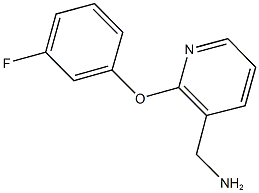 [2-(3-fluorophenoxy)pyridin-3-yl]methylamine|