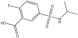 2-fluoro-5-[(isopropylamino)sulfonyl]benzoic acid|