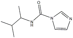 N-(1,2-dimethylpropyl)-1H-imidazole-1-carboxamide 化学構造式