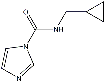N-(cyclopropylmethyl)-1H-imidazole-1-carboxamide Struktur