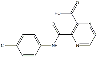 3-{[(4-chlorophenyl)amino]carbonyl}pyrazine-2-carboxylic acid|
