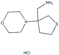 (3-morpholin-4-yltetrahydrothien-3-yl)methylamine hydrochloride