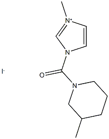 3-methyl-1-[(3-methylpiperidin-1-yl)carbonyl]-1H-imidazol-3-ium iodide