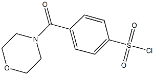 4-(morpholin-4-ylcarbonyl)benzenesulfonyl chloride Structure