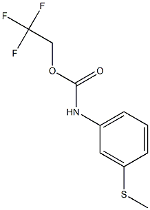 2,2,2-trifluoroethyl 3-(methylthio)phenylcarbamate|