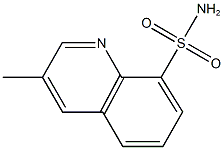 3-methylquinoline-8-sulfonamide,,结构式