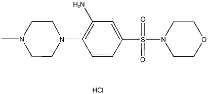 2-(4-methylpiperazin-1-yl)-5-(morpholin-4-ylsulfonyl)aniline hydrochloride