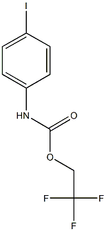 2,2,2-trifluoroethyl 4-iodophenylcarbamate Struktur