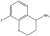 8-fluoro-3,4-dihydro-2H-thiochromen-4-ylamine,,结构式