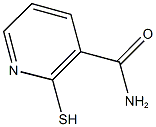 2-mercaptonicotinamide 化学構造式