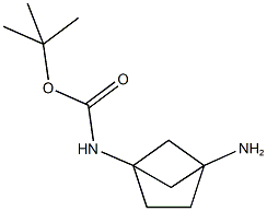 tert-butyl 4-aminobicyclo[2.1.1]hex-1-ylcarbamate 结构式