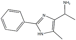 1-(5-methyl-2-phenyl-1H-imidazol-4-yl)ethanamine Structure