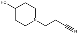 3-(4-hydroxypiperidin-1-yl)propanenitrile Structure