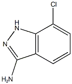 7-chloro-1H-indazol-3-amine 结构式