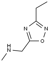 [(3-ethyl-1,2,4-oxadiazol-5-yl)methyl](methyl)amine Struktur