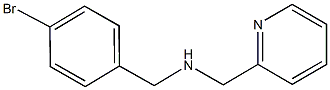 [(4-bromophenyl)methyl](pyridin-2-ylmethyl)amine Structure