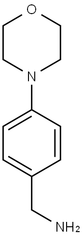 [4-(morpholin-4-yl)phenyl]methanamine Structure