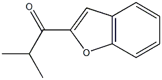 1-(1-benzofuran-2-yl)-2-methylpropan-1-one 结构式
