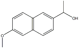 1-(6-methoxynaphthalen-2-yl)ethan-1-ol Struktur