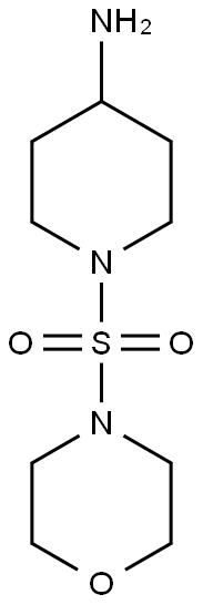 1-(morpholine-4-sulfonyl)piperidin-4-amine|