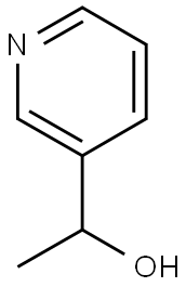 1-(pyridin-3-yl)ethan-1-ol,,结构式