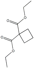 1,1-diethyl cyclobutane-1,1-dicarboxylate 化学構造式