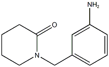 1-[(3-aminophenyl)methyl]piperidin-2-one,,结构式