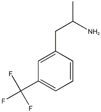 1-[3-(trifluoromethyl)phenyl]propan-2-amine Struktur