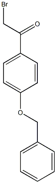 1-[4-(benzyloxy)phenyl]-2-bromoethan-1-one Struktur