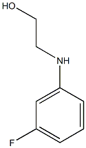 2-[(3-fluorophenyl)amino]ethan-1-ol 化学構造式