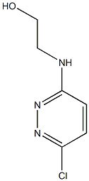 2-[(6-chloropyridazin-3-yl)amino]ethan-1-ol 化学構造式