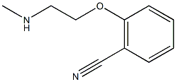 2-[2-(methylamino)ethoxy]benzonitrile Structure