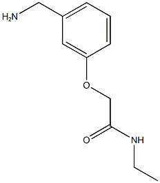  2-[3-(aminomethyl)phenoxy]-N-ethylacetamide