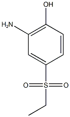 2-amino-4-(ethanesulfonyl)phenol 结构式