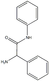 α-アミノ-α-フェニルアセトアニリド 化学構造式