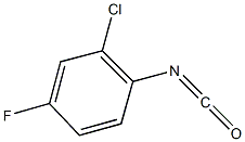 2-chloro-4-fluoro-1-isocyanatobenzene,,结构式