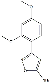 3-(2,4-dimethoxyphenyl)-1,2-oxazol-5-amine Structure