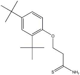 3-(2,4-di-tert-butylphenoxy)propanethioamide