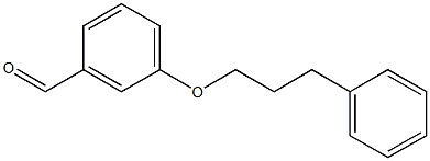 3-(3-phenylpropoxy)benzaldehyde Structure