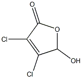3,4-dichloro-5-hydroxy-2,5-dihydrofuran-2-one Structure