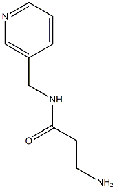 3-amino-N-(pyridin-3-ylmethyl)propanamide,,结构式