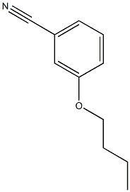 3-butoxybenzonitrile Structure