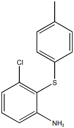 3-chloro-2-[(4-methylphenyl)sulfanyl]aniline Structure