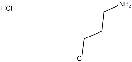 3-chloropropan-1-amine hydrochloride,,结构式