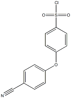 4-(4-cyanophenoxy)benzene-1-sulfonyl chloride