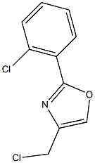 4-(chloromethyl)-2-(2-chlorophenyl)-1,3-oxazole Structure